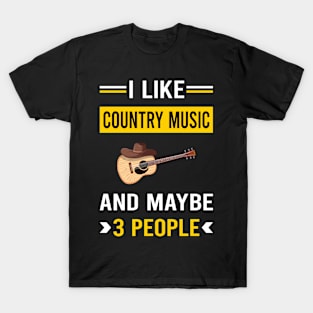 3 People Country Music T-Shirt